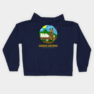 German Shepherd Kids Hoodie